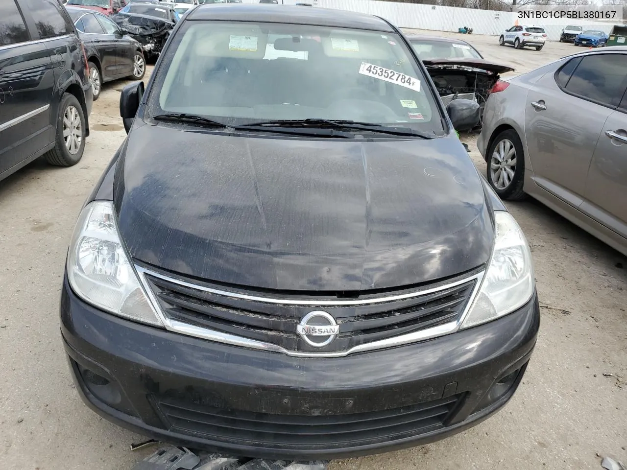 2011 Nissan Versa S VIN: 3N1BC1CP5BL380167 Lot: 45352784