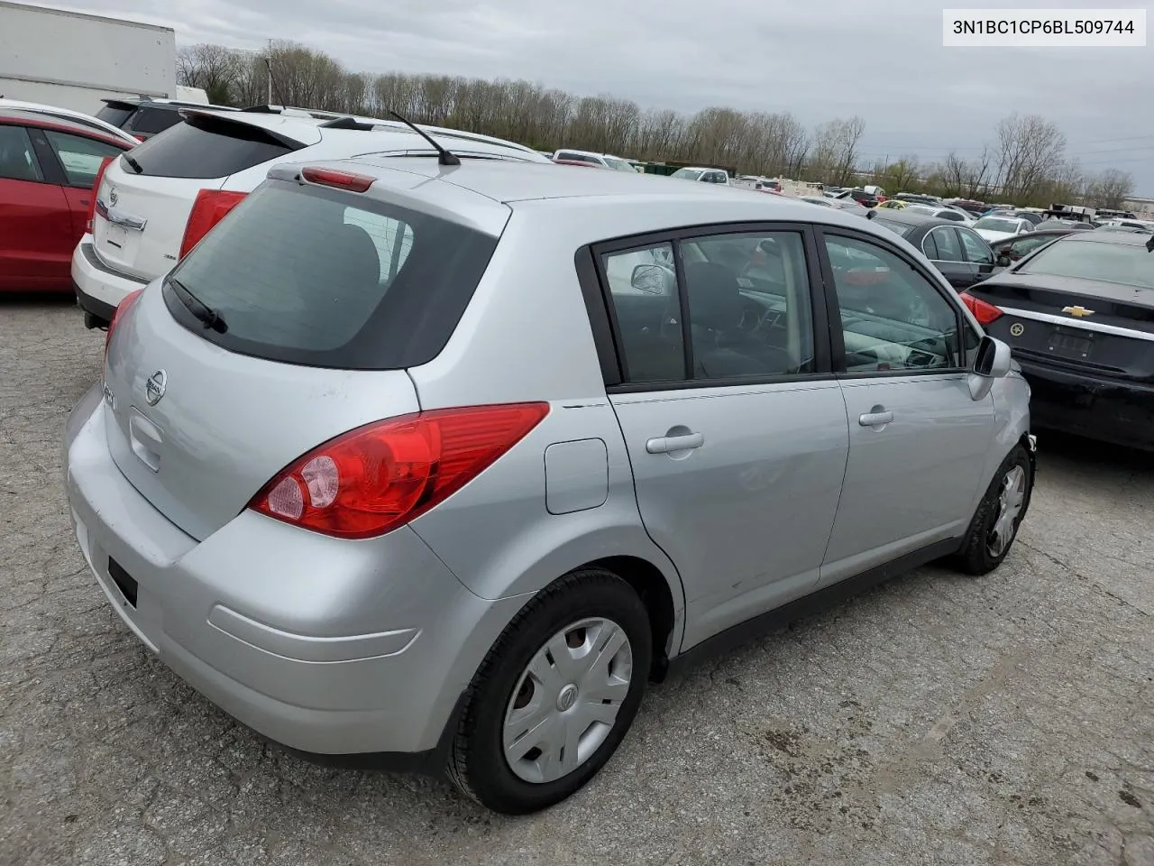 2011 Nissan Versa S VIN: 3N1BC1CP6BL509744 Lot: 48616544