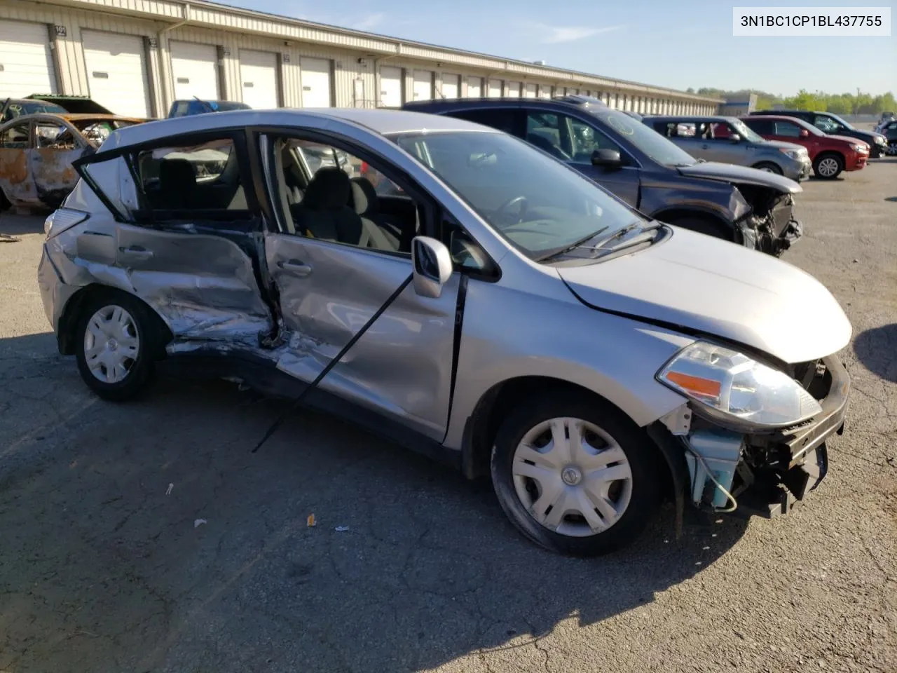 2011 Nissan Versa S VIN: 3N1BC1CP1BL437755 Lot: 51262424