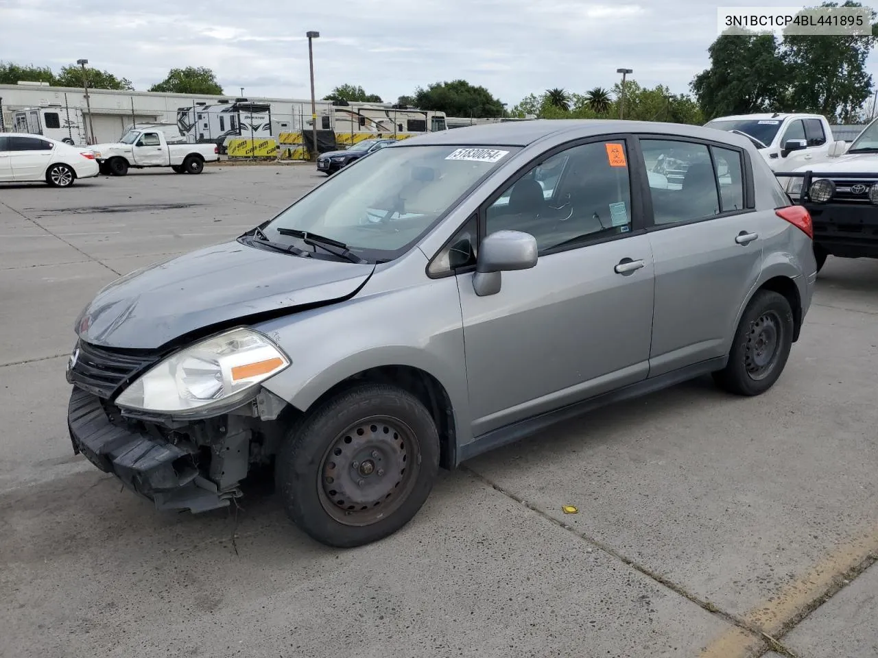 2011 Nissan Versa S VIN: 3N1BC1CP4BL441895 Lot: 51830054