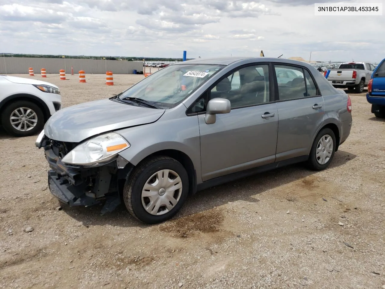 2011 Nissan Versa S VIN: 3N1BC1AP3BL453345 Lot: 54645874