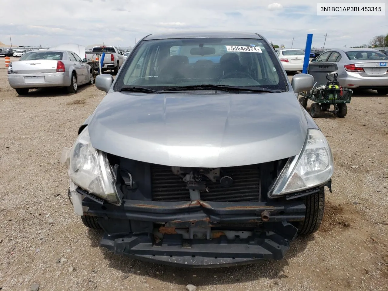 2011 Nissan Versa S VIN: 3N1BC1AP3BL453345 Lot: 54645874