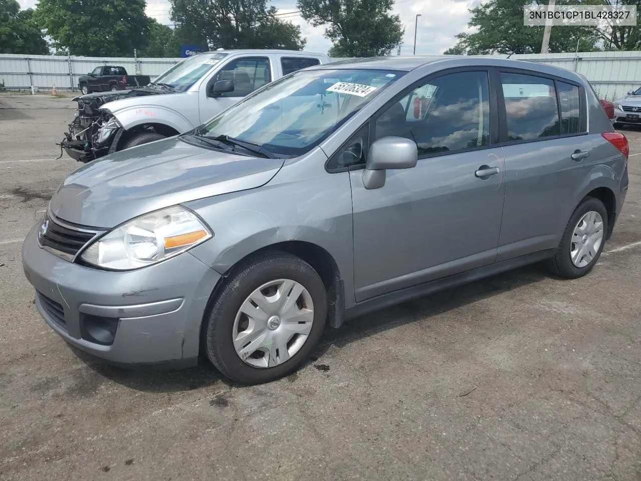 2011 Nissan Versa S VIN: 3N1BC1CP1BL428327 Lot: 55106324