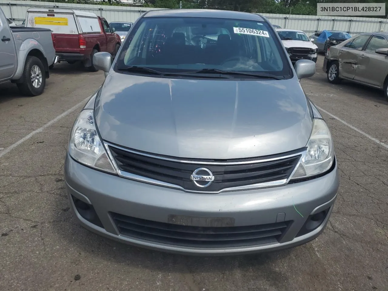 2011 Nissan Versa S VIN: 3N1BC1CP1BL428327 Lot: 55106324