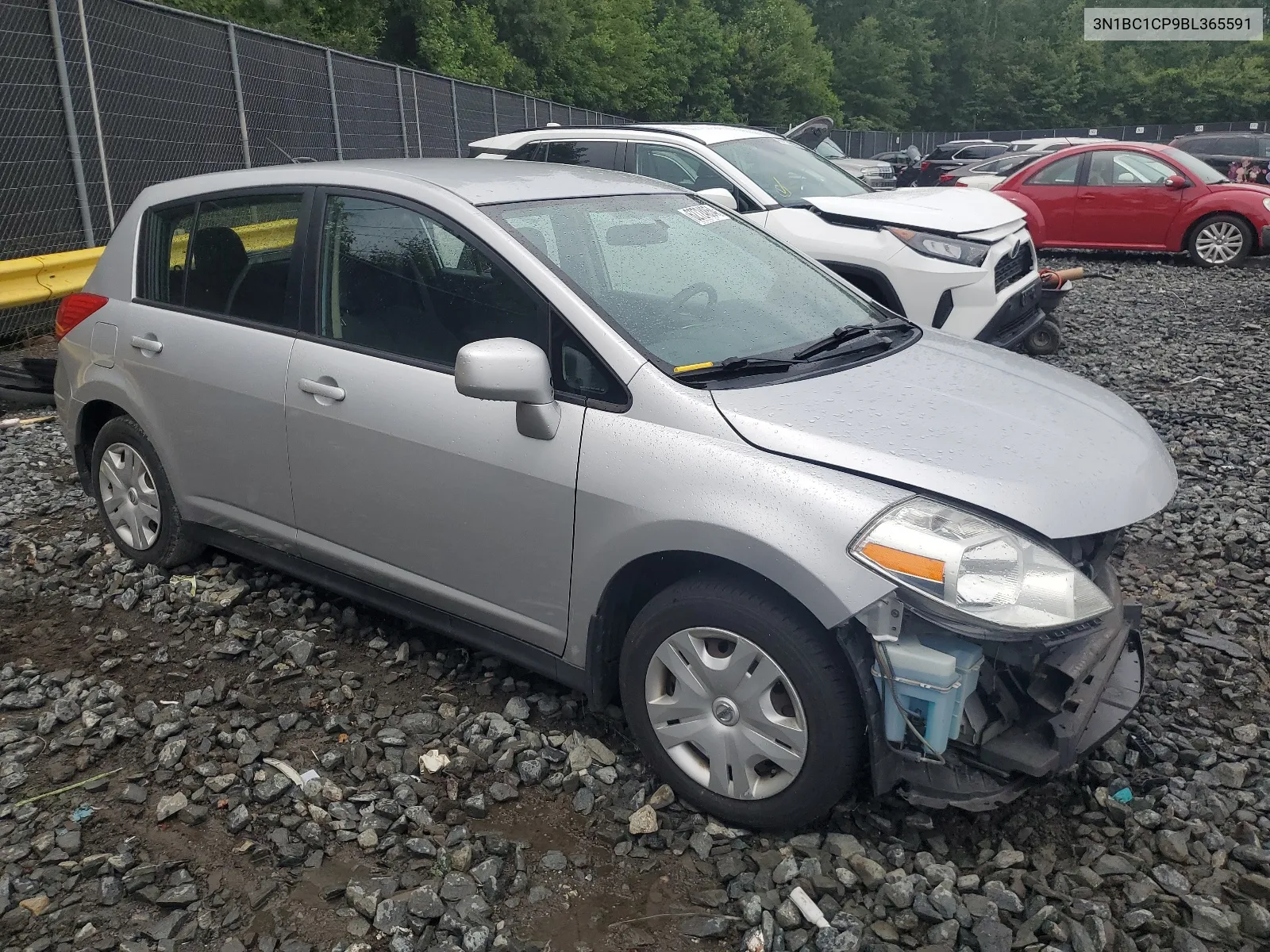 2011 Nissan Versa S VIN: 3N1BC1CP9BL365591 Lot: 62724854