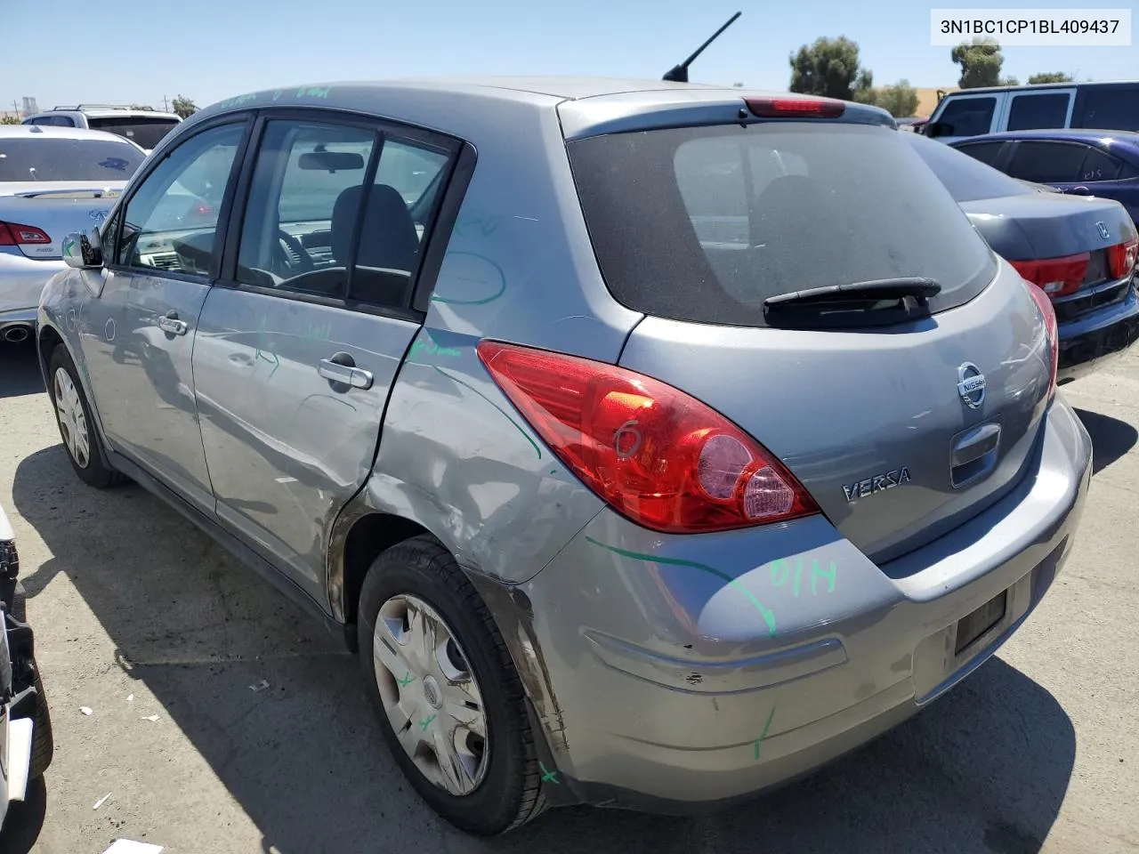 2011 Nissan Versa S VIN: 3N1BC1CP1BL409437 Lot: 64487184