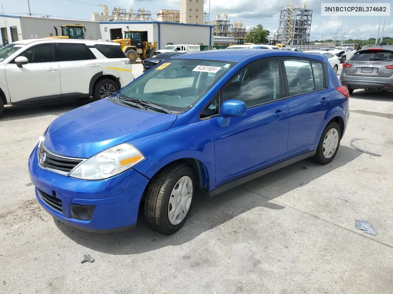 2011 Nissan Versa S VIN: 3N1BC1CP2BL374682 Lot: 64501604