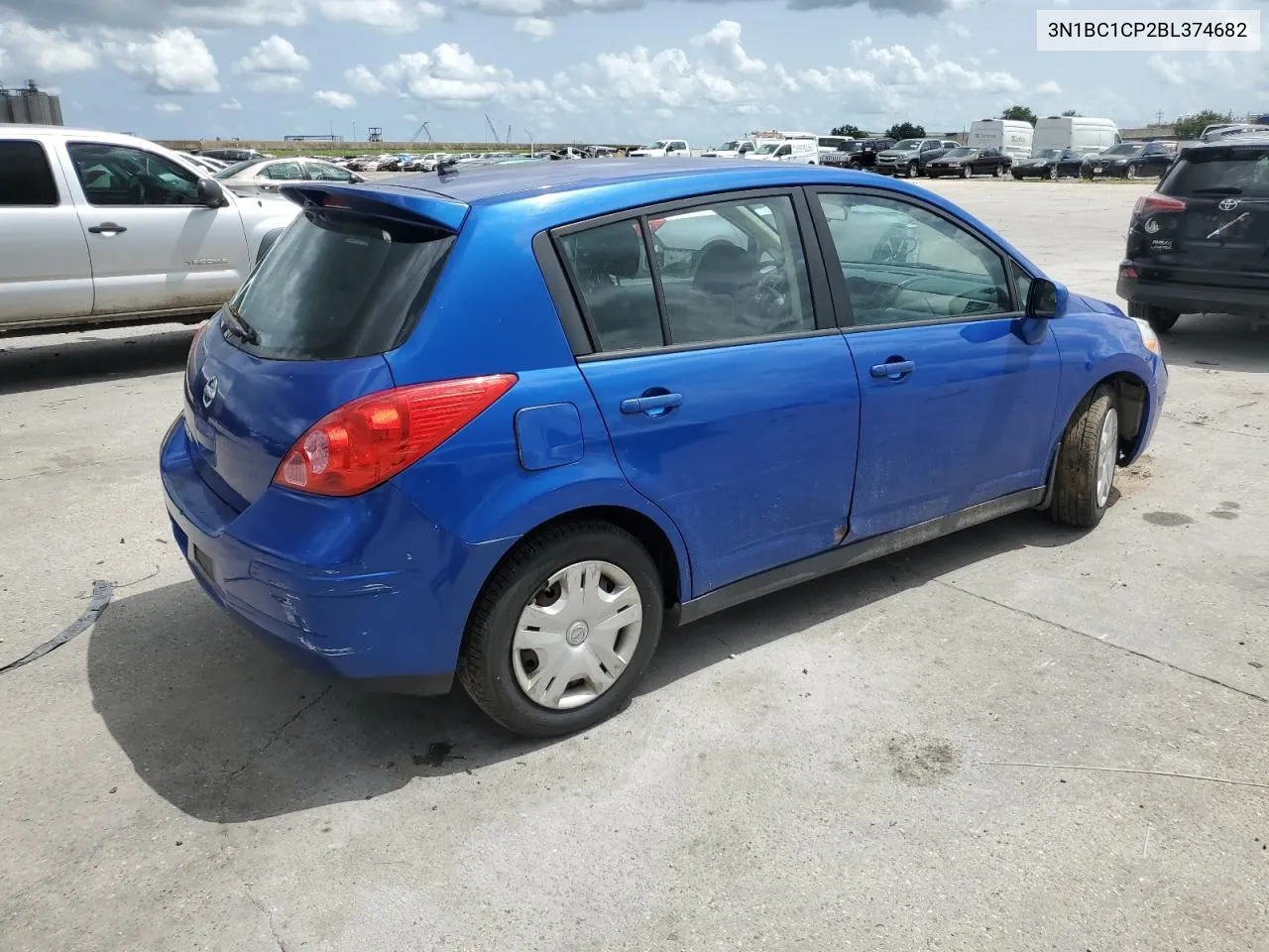 2011 Nissan Versa S VIN: 3N1BC1CP2BL374682 Lot: 64501604