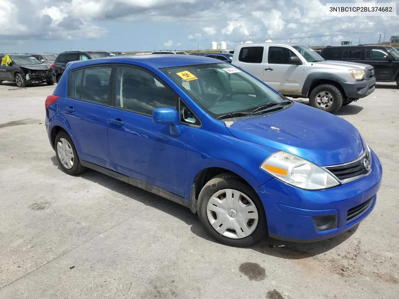 2011 Nissan Versa S VIN: 3N1BC1CP2BL374682 Lot: 64501604