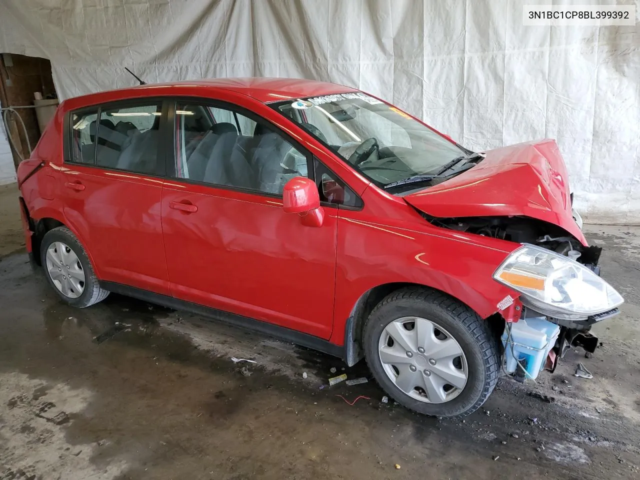 2011 Nissan Versa S VIN: 3N1BC1CP8BL399392 Lot: 64668054