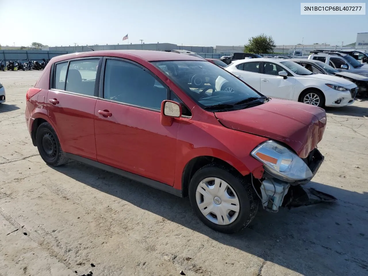 3N1BC1CP6BL407277 2011 Nissan Versa S