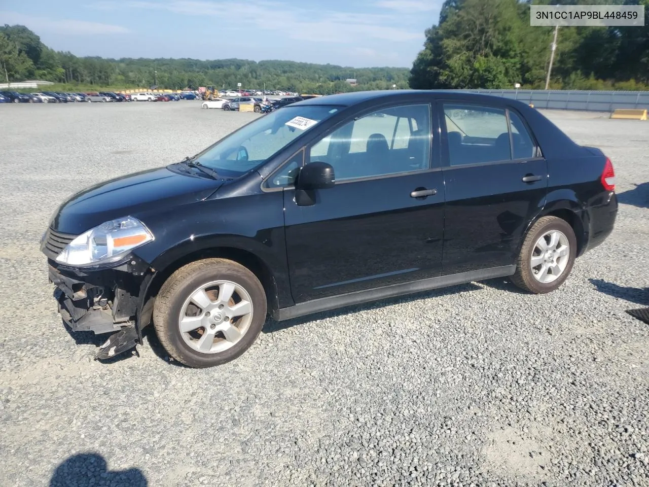 2011 Nissan Versa S VIN: 3N1CC1AP9BL448459 Lot: 65566264