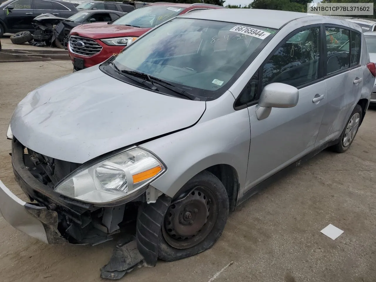 2011 Nissan Versa S VIN: 3N1BC1CP7BL371602 Lot: 66765944