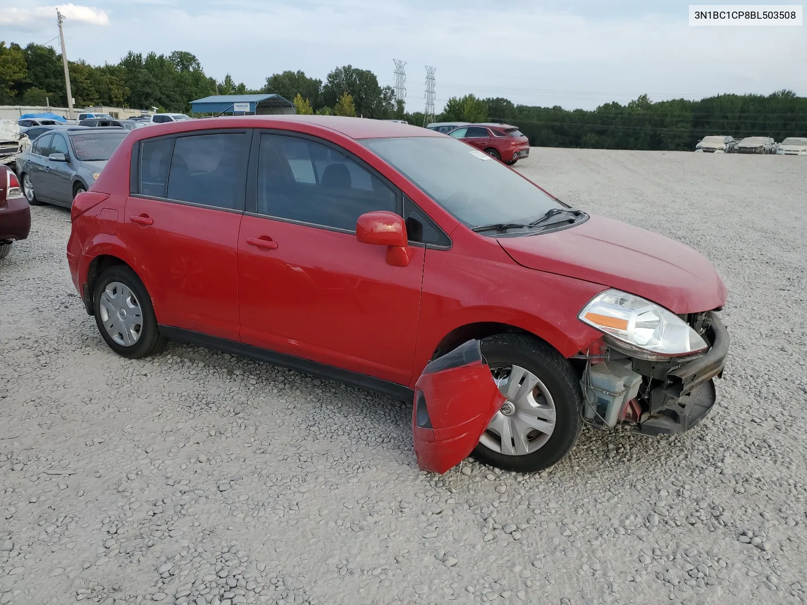 3N1BC1CP8BL503508 2011 Nissan Versa S