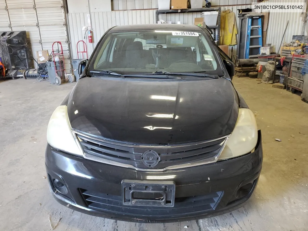 2011 Nissan Versa S VIN: 3N1BC1CP5BL510142 Lot: 67351594