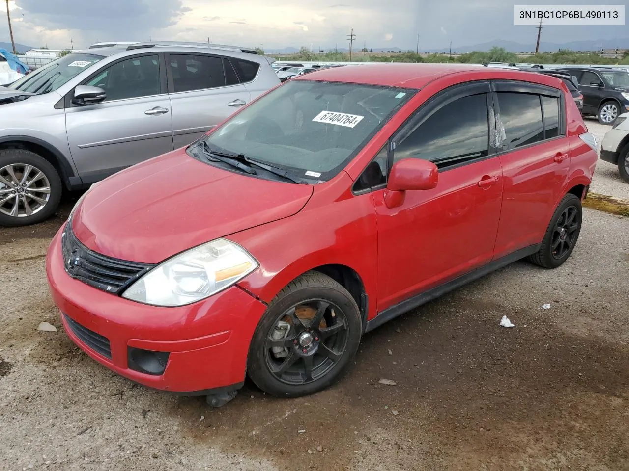 2011 Nissan Versa S VIN: 3N1BC1CP6BL490113 Lot: 67404764