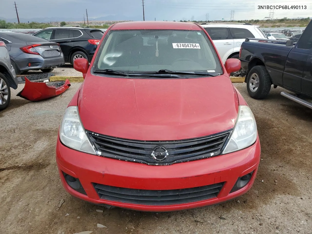 2011 Nissan Versa S VIN: 3N1BC1CP6BL490113 Lot: 67404764