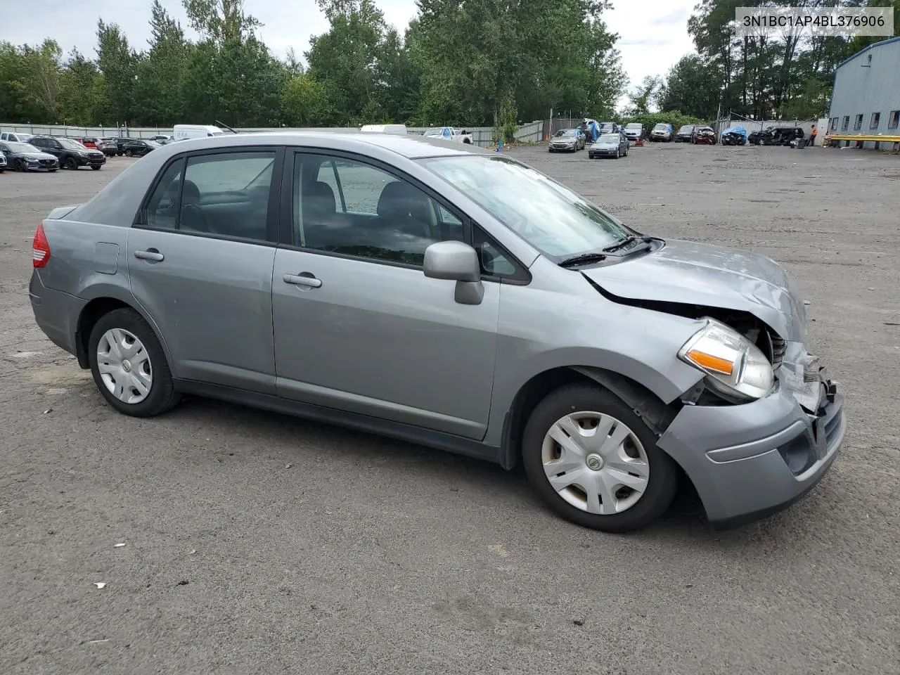 2011 Nissan Versa S VIN: 3N1BC1AP4BL376906 Lot: 67507534