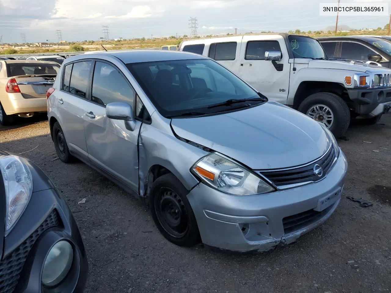 2011 Nissan Versa S VIN: 3N1BC1CP5BL365961 Lot: 67715284