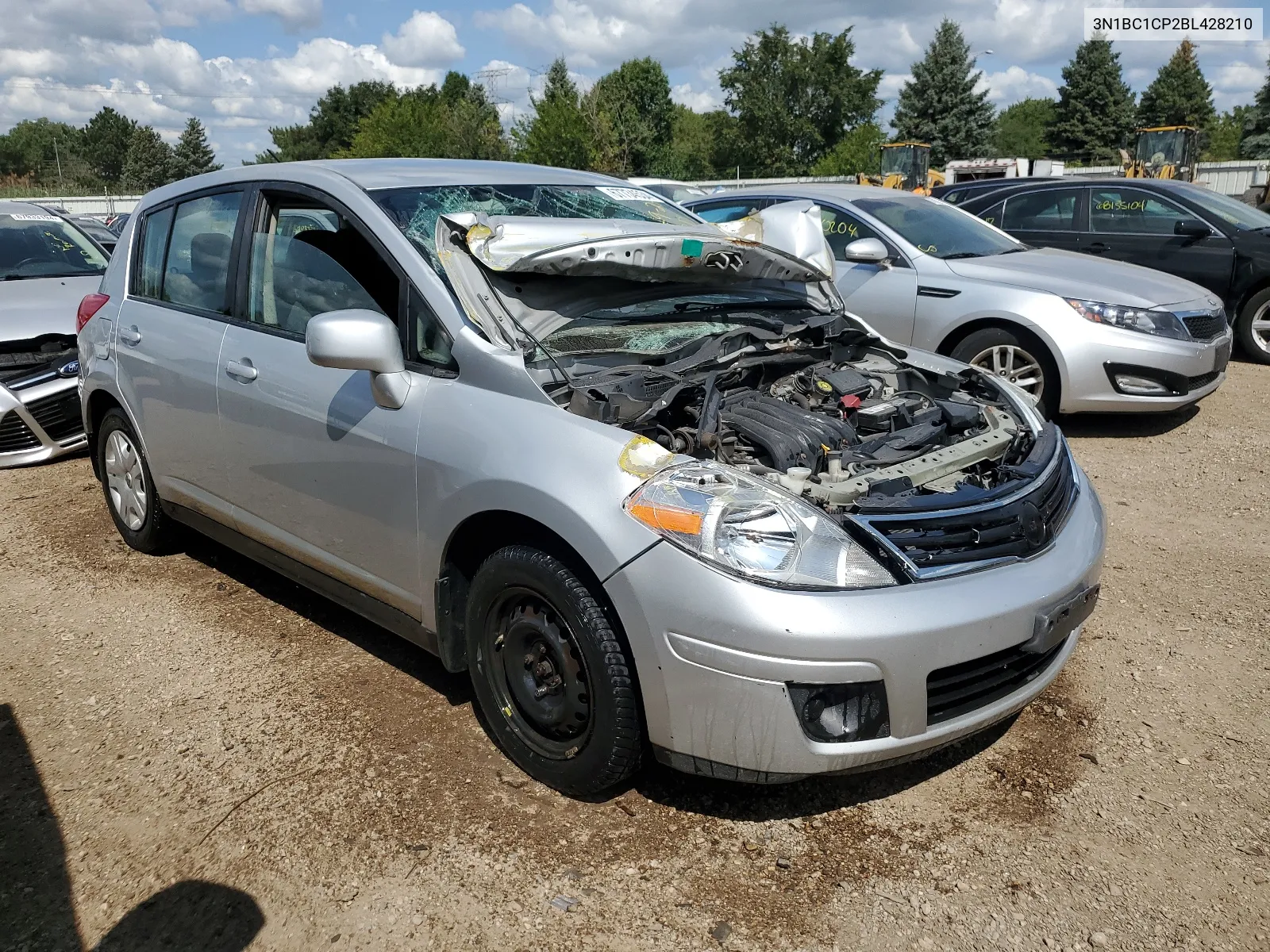 2011 Nissan Versa S VIN: 3N1BC1CP2BL428210 Lot: 67734534