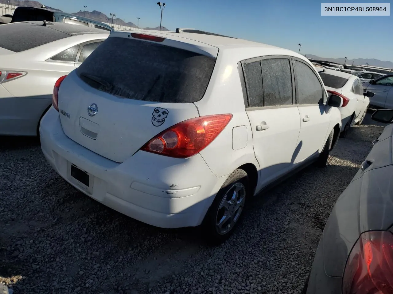 2011 Nissan Versa S VIN: 3N1BC1CP4BL508964 Lot: 67804614