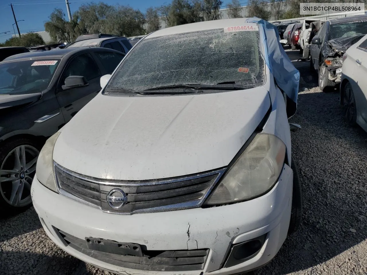 2011 Nissan Versa S VIN: 3N1BC1CP4BL508964 Lot: 67804614