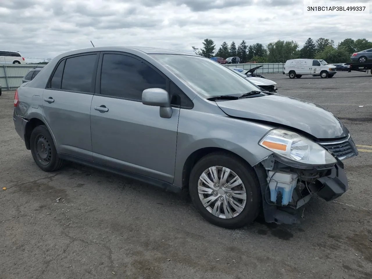 2011 Nissan Versa S VIN: 3N1BC1AP3BL499337 Lot: 68318594