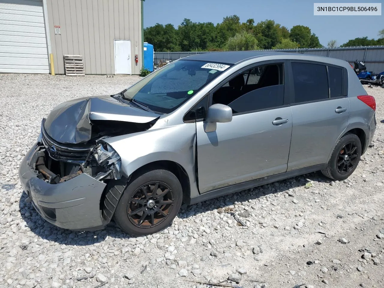 2011 Nissan Versa S VIN: 3N1BC1CP9BL506496 Lot: 68432994