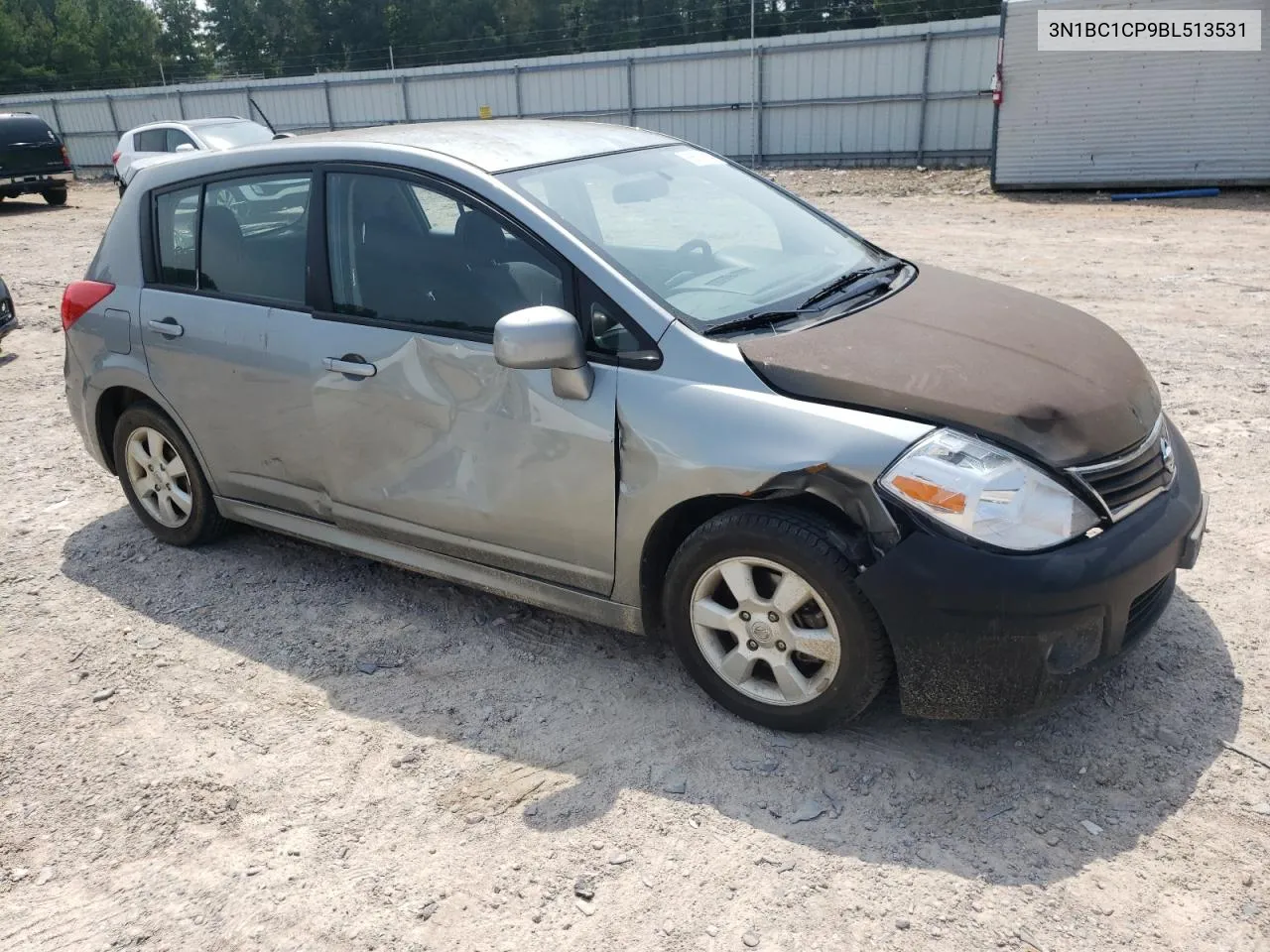 2011 Nissan Versa S VIN: 3N1BC1CP9BL513531 Lot: 68619214