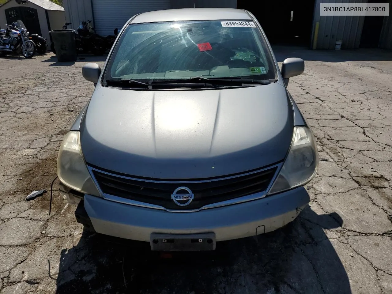 2011 Nissan Versa S VIN: 3N1BC1AP8BL417800 Lot: 68654044