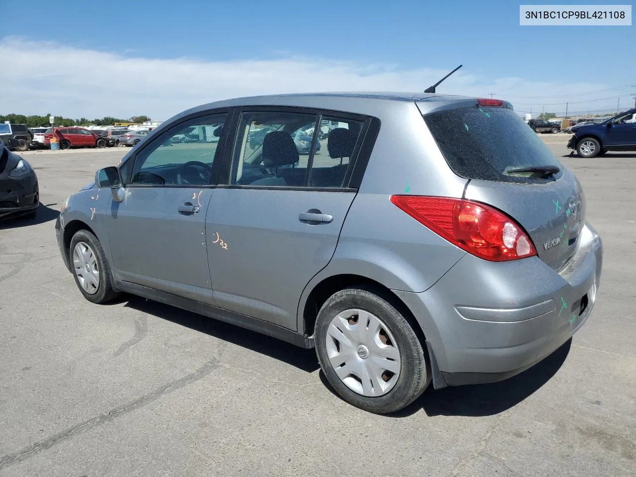 3N1BC1CP9BL421108 2011 Nissan Versa S