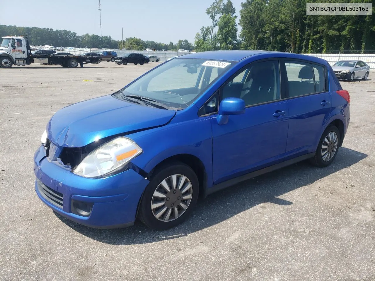 3N1BC1CP0BL503163 2011 Nissan Versa S