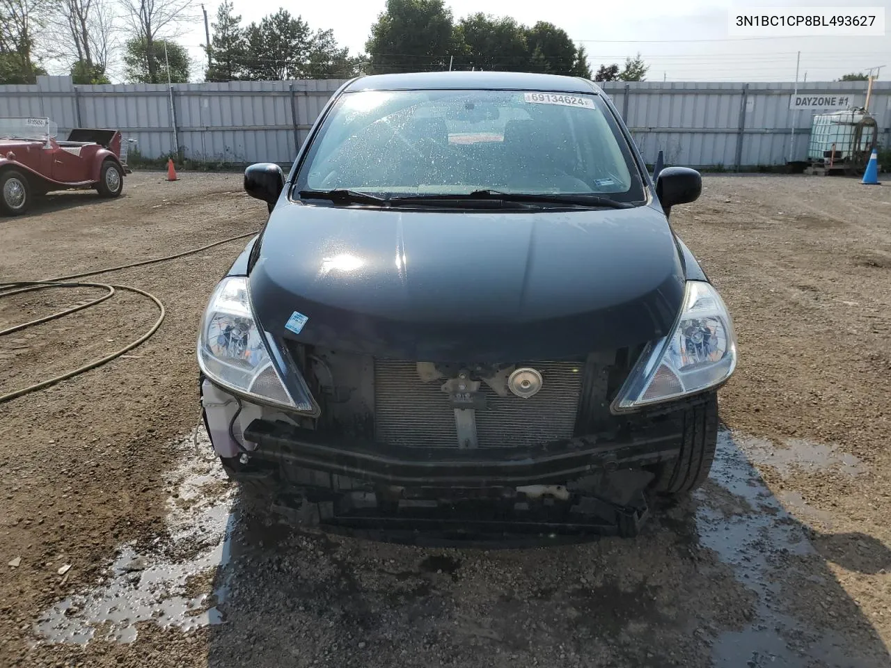 2011 Nissan Versa S VIN: 3N1BC1CP8BL493627 Lot: 69134624