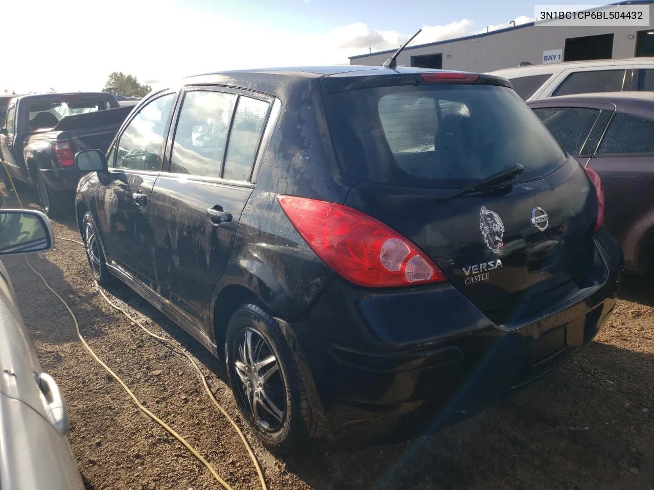 2011 Nissan Versa S VIN: 3N1BC1CP6BL504432 Lot: 69785174