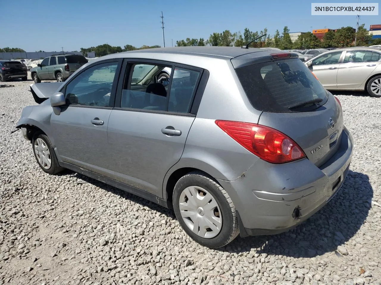 2011 Nissan Versa S VIN: 3N1BC1CPXBL424437 Lot: 69978204