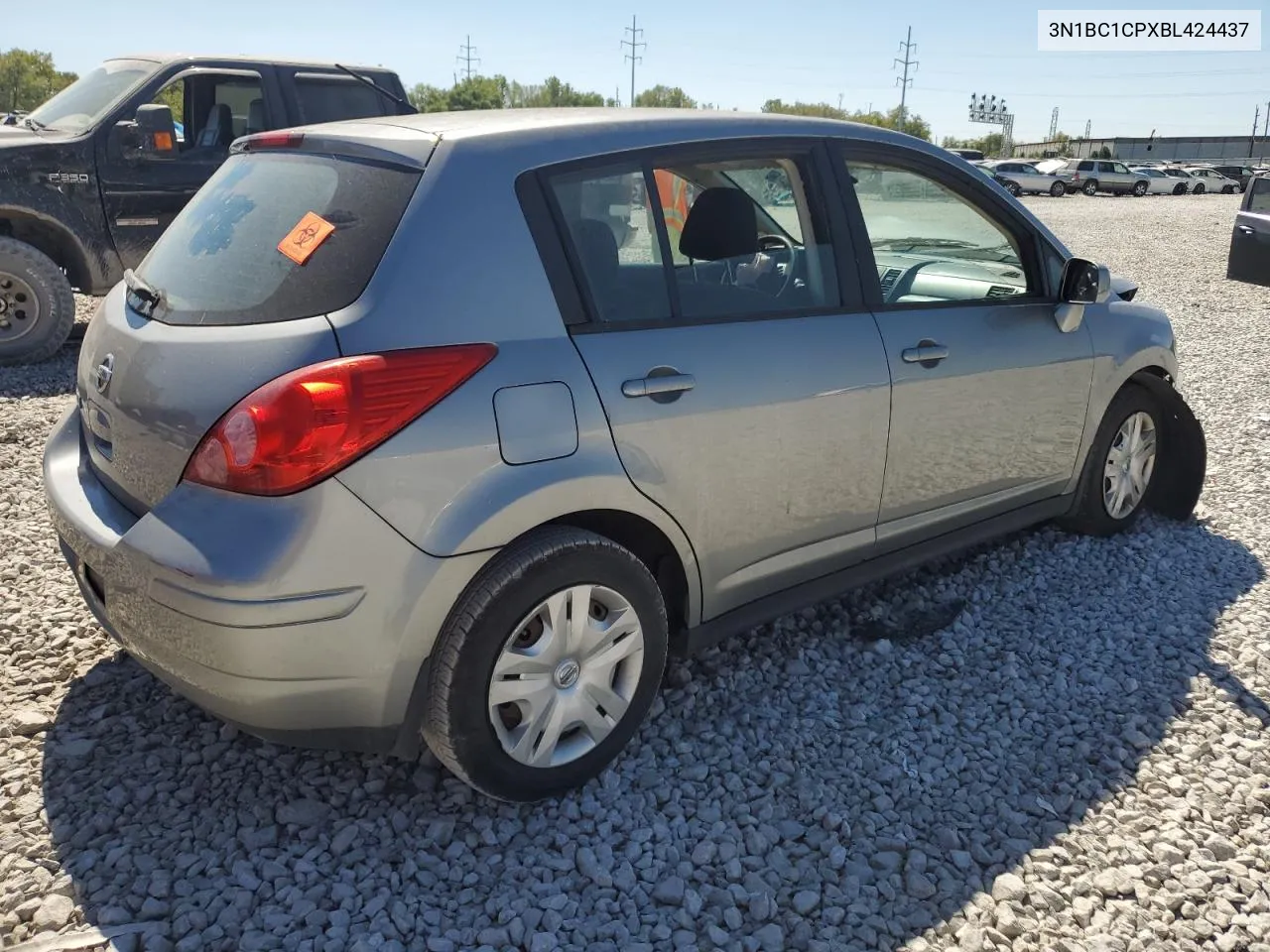 2011 Nissan Versa S VIN: 3N1BC1CPXBL424437 Lot: 69978204