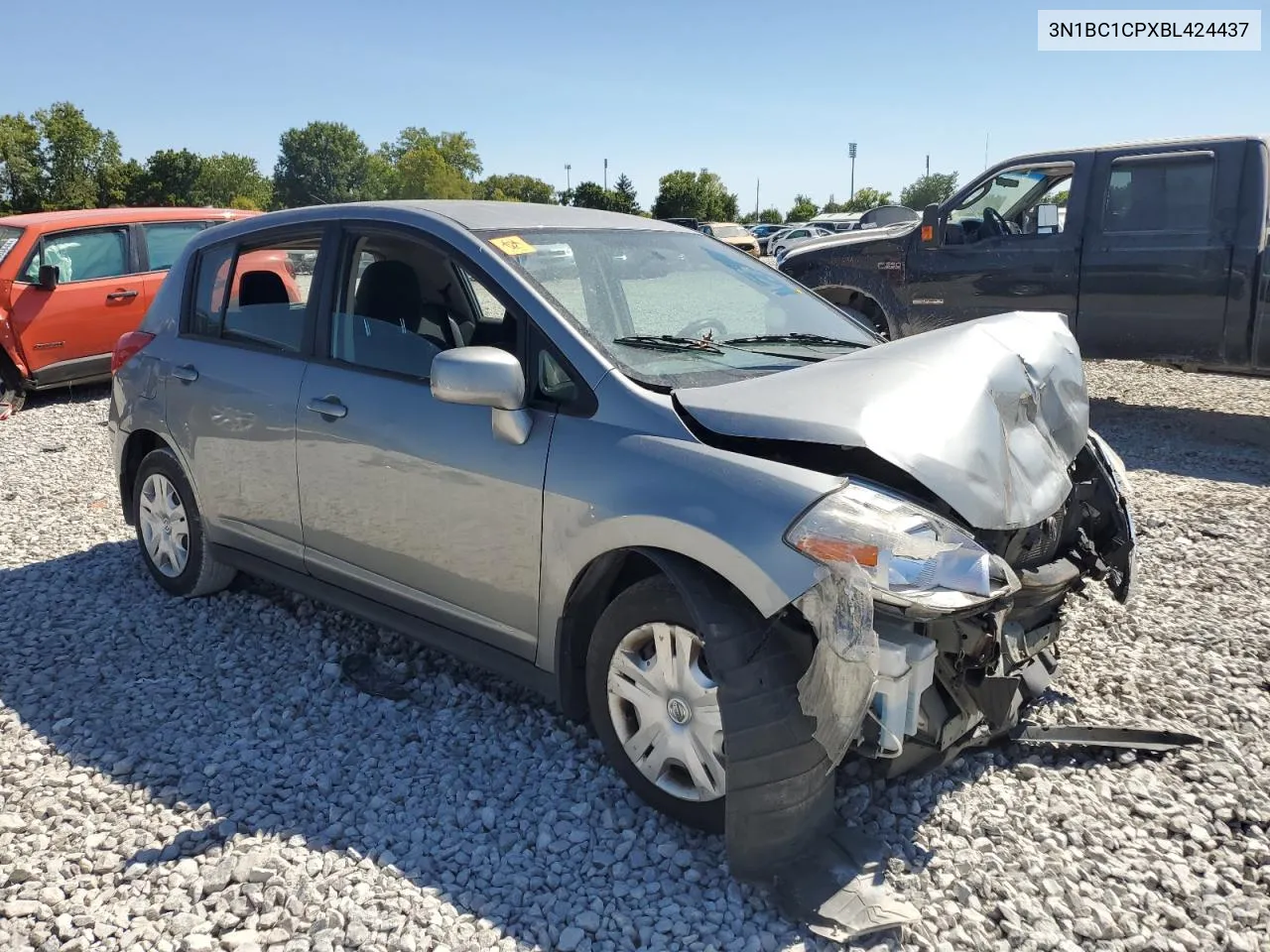 3N1BC1CPXBL424437 2011 Nissan Versa S