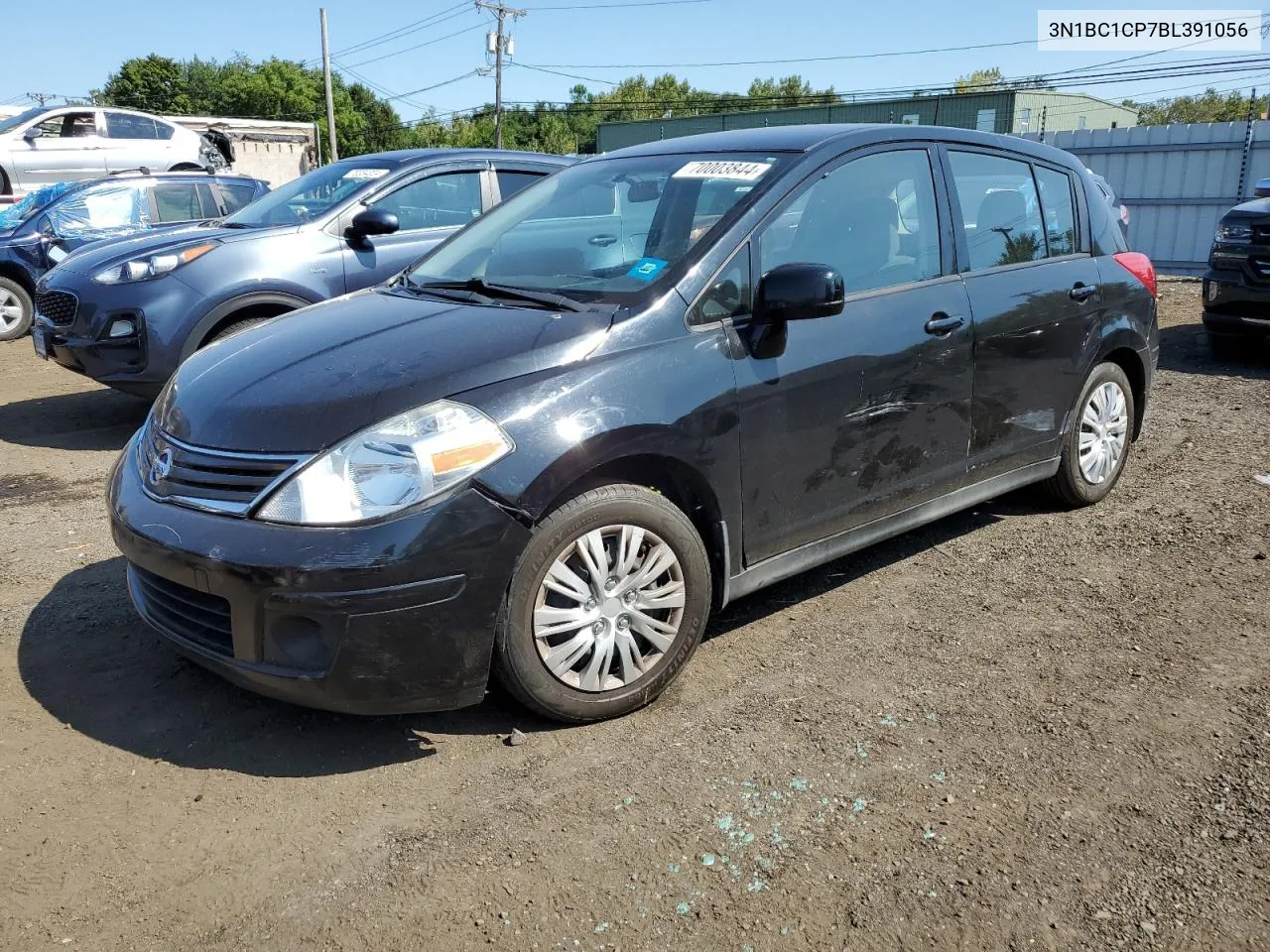 3N1BC1CP7BL391056 2011 Nissan Versa S