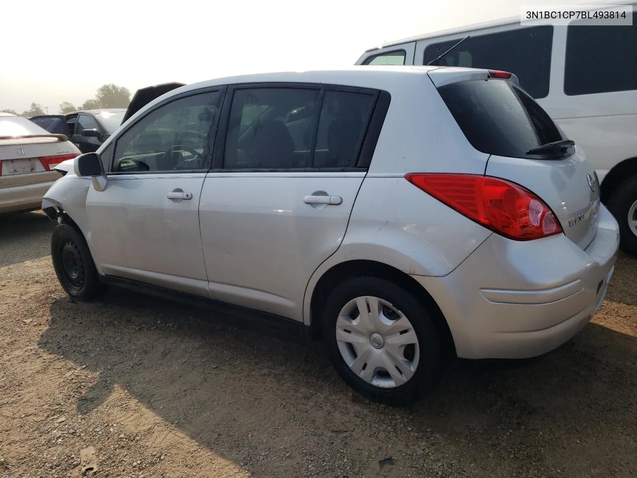 2011 Nissan Versa S VIN: 3N1BC1CP7BL493814 Lot: 70653024