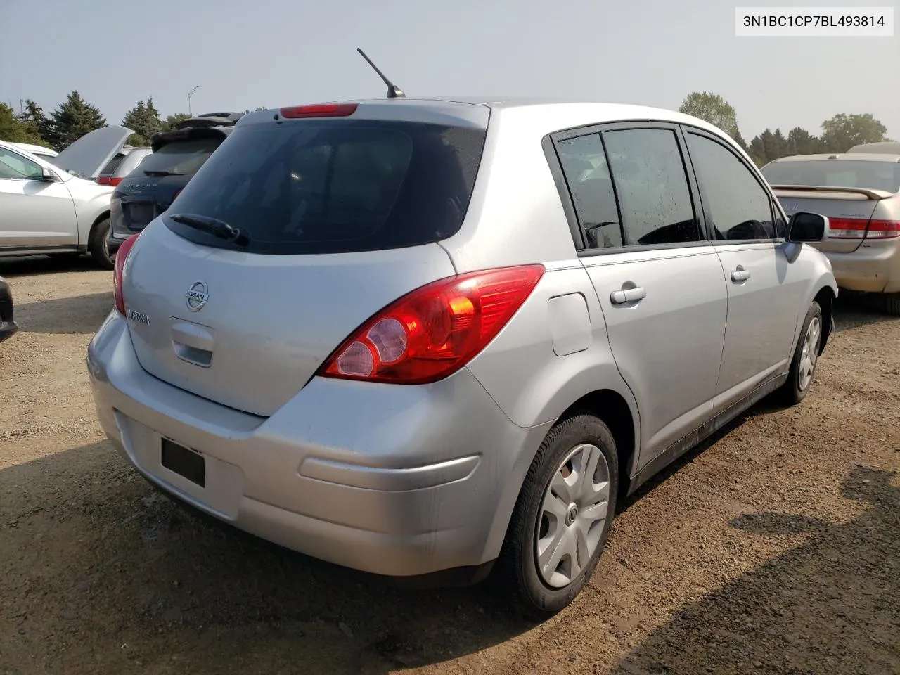 2011 Nissan Versa S VIN: 3N1BC1CP7BL493814 Lot: 70653024