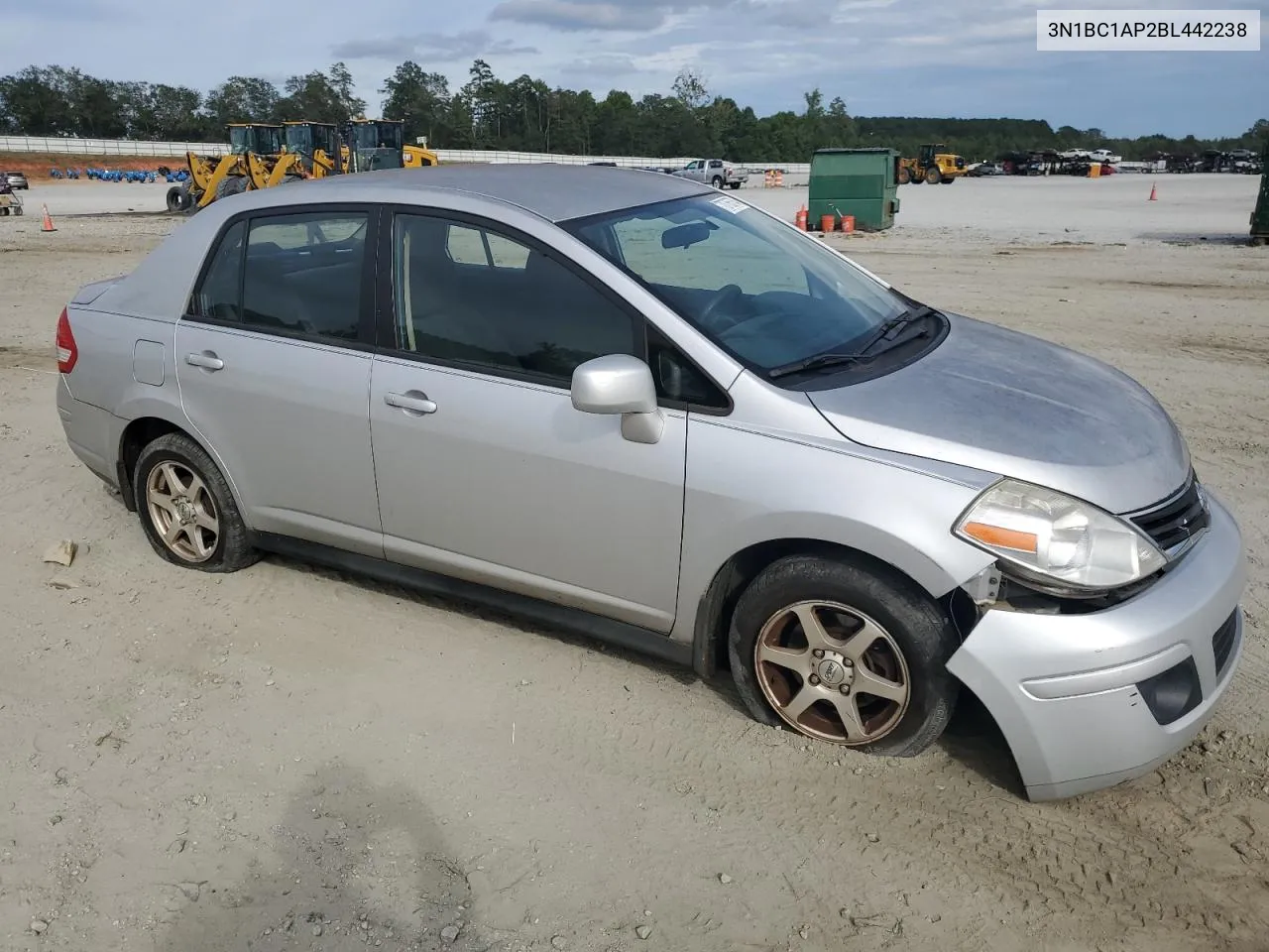 2011 Nissan Versa S VIN: 3N1BC1AP2BL442238 Lot: 70765764