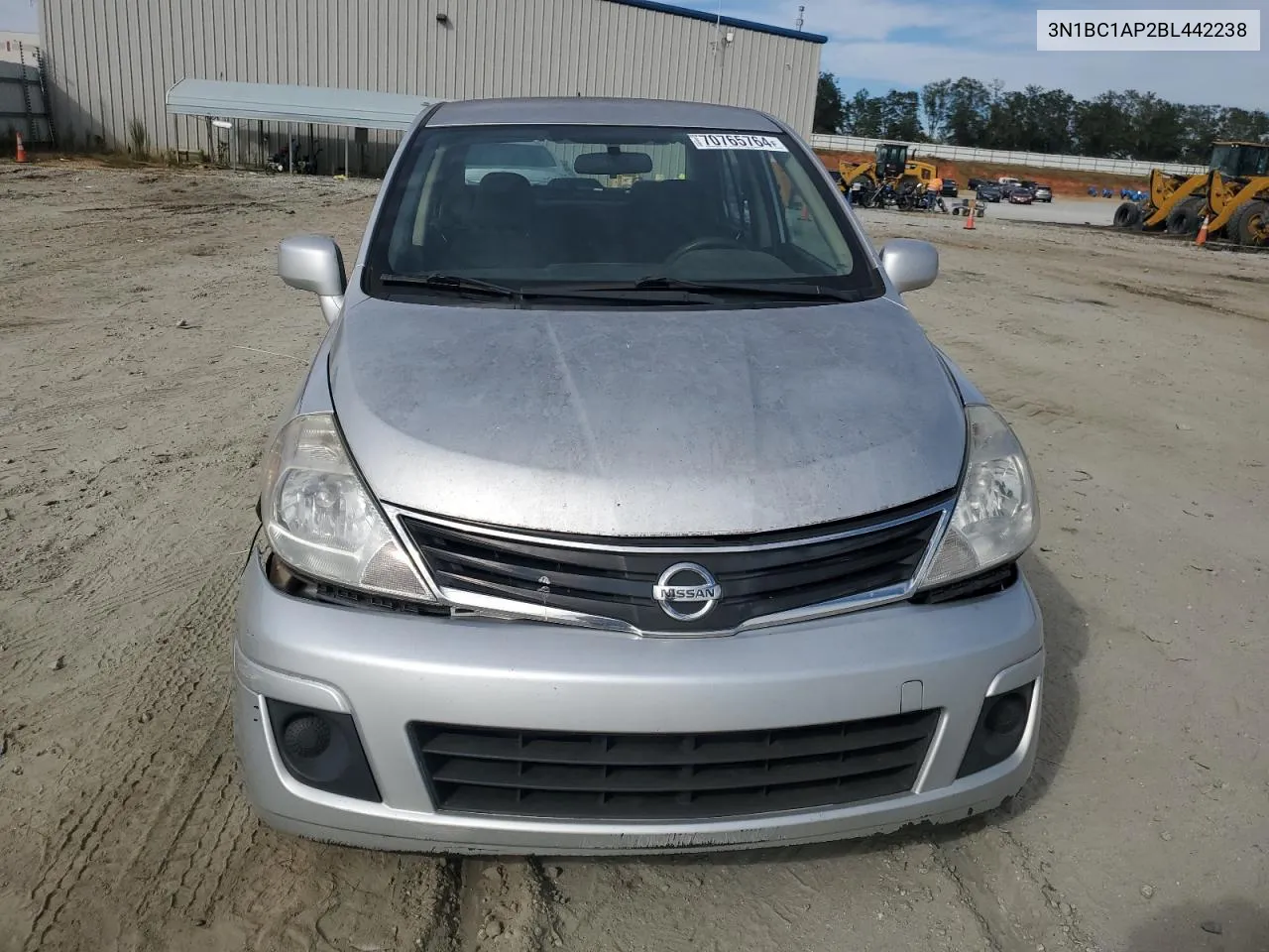 2011 Nissan Versa S VIN: 3N1BC1AP2BL442238 Lot: 70765764