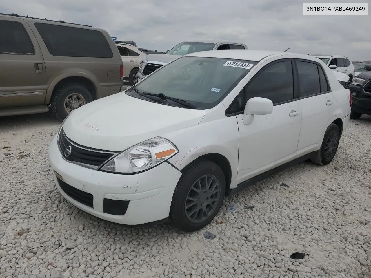 3N1BC1APXBL469249 2011 Nissan Versa S