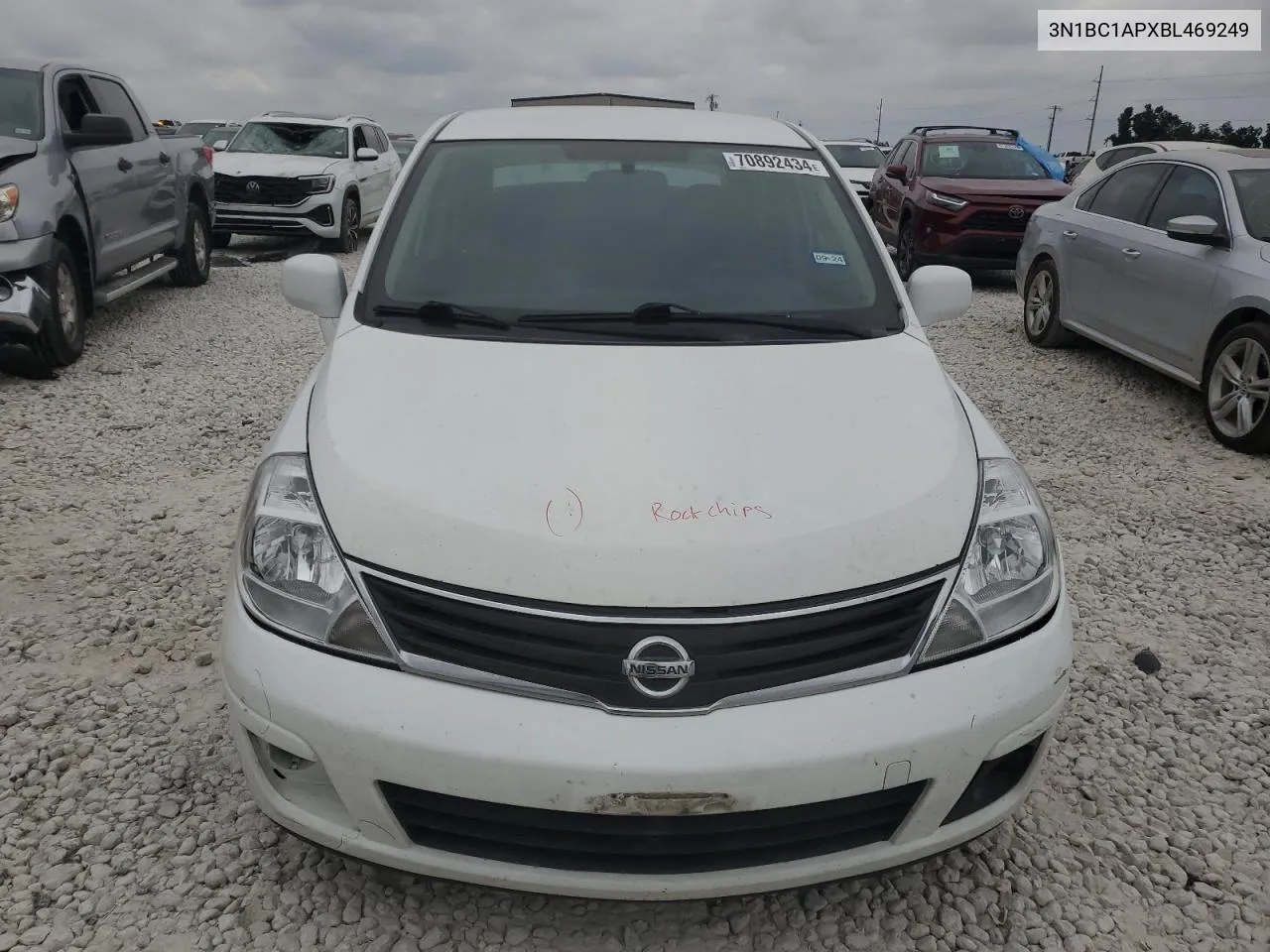 3N1BC1APXBL469249 2011 Nissan Versa S