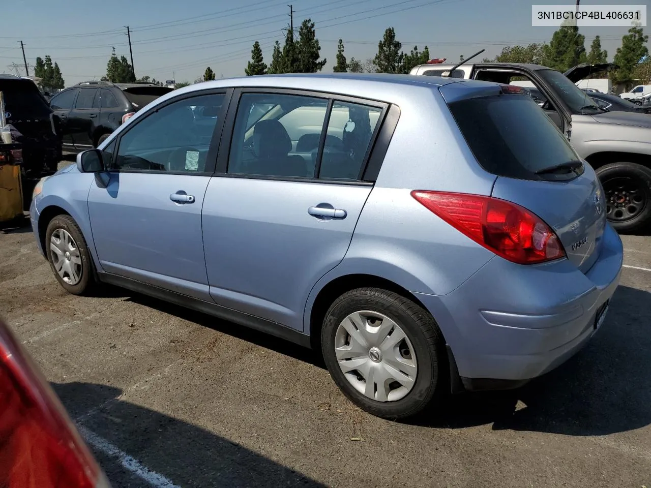 2011 Nissan Versa S VIN: 3N1BC1CP4BL406631 Lot: 70912994