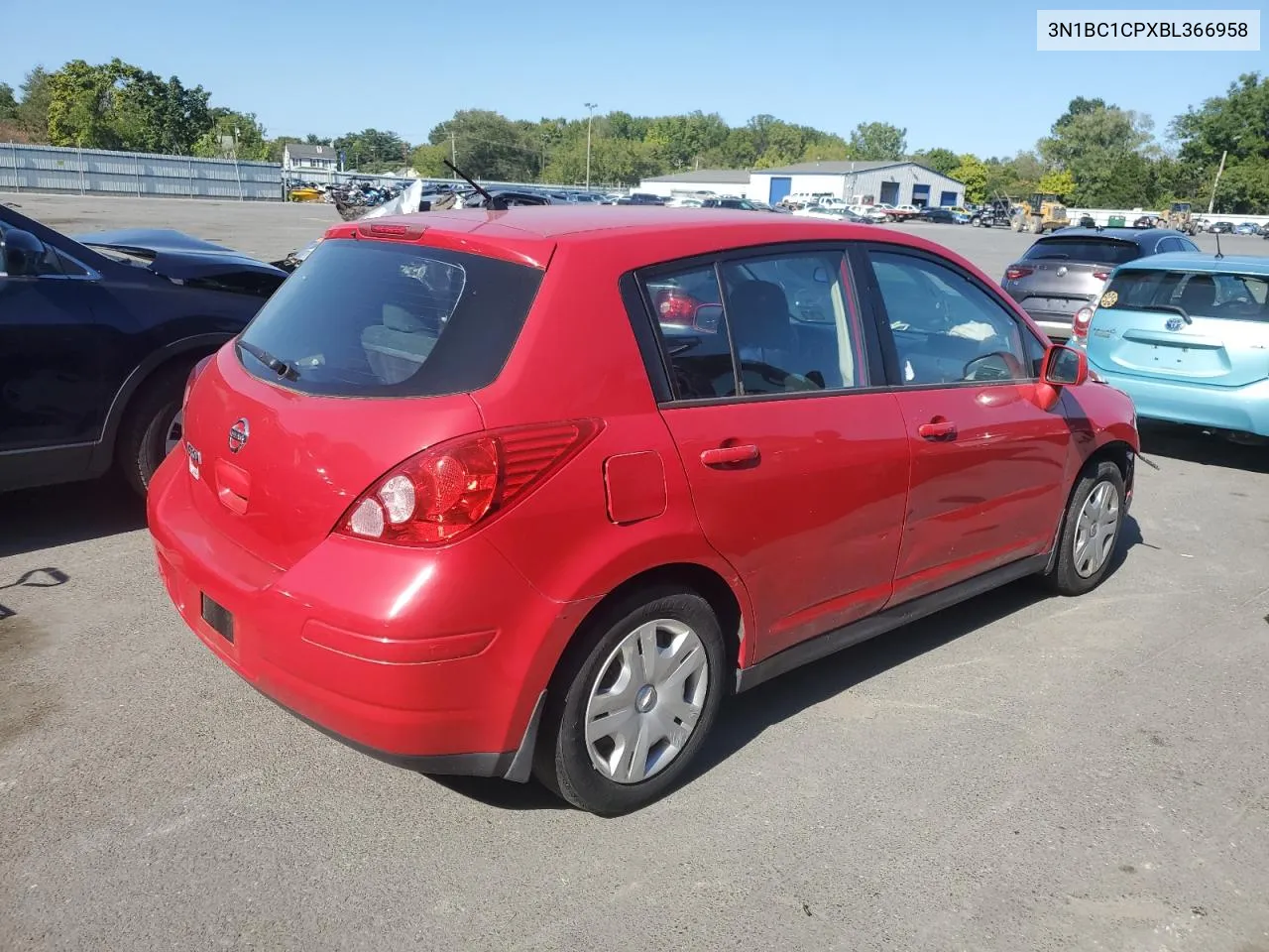 2011 Nissan Versa S VIN: 3N1BC1CPXBL366958 Lot: 71180954