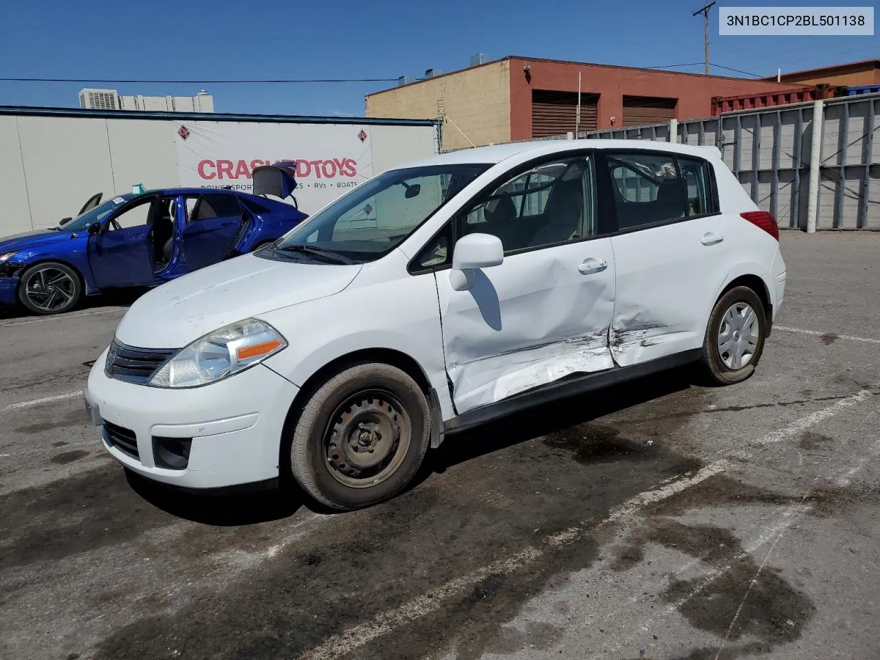 2011 Nissan Versa S VIN: 3N1BC1CP2BL501138 Lot: 71222344