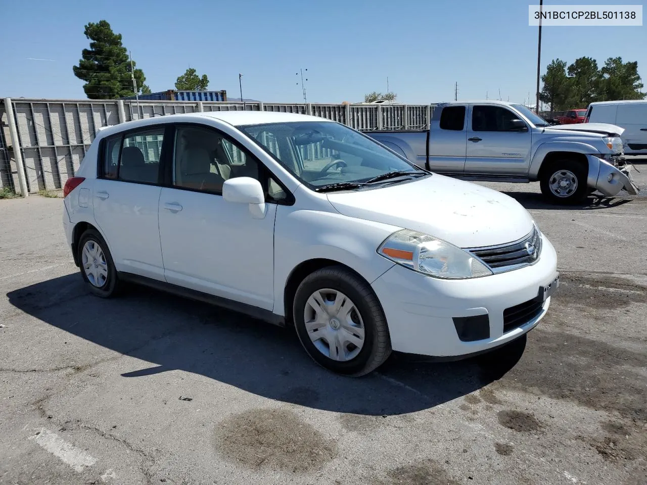 2011 Nissan Versa S VIN: 3N1BC1CP2BL501138 Lot: 71222344