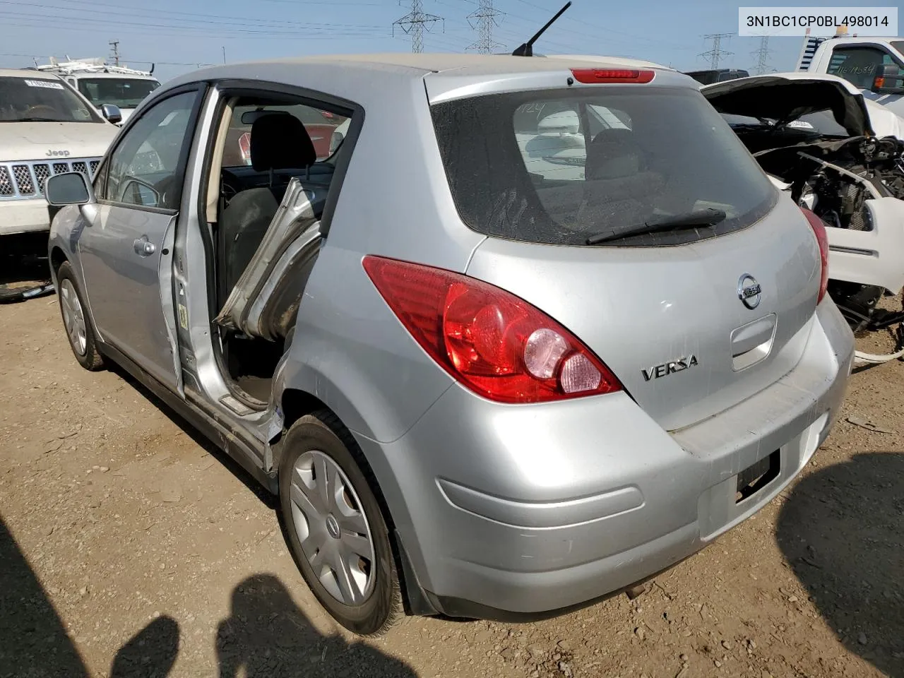 2011 Nissan Versa S VIN: 3N1BC1CP0BL498014 Lot: 71492794