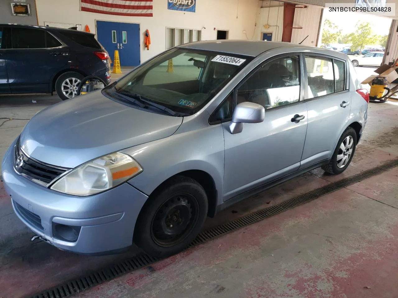 2011 Nissan Versa S VIN: 3N1BC1CP9BL504828 Lot: 71552064